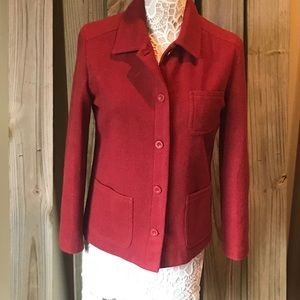 VGW Gap red wool blazer